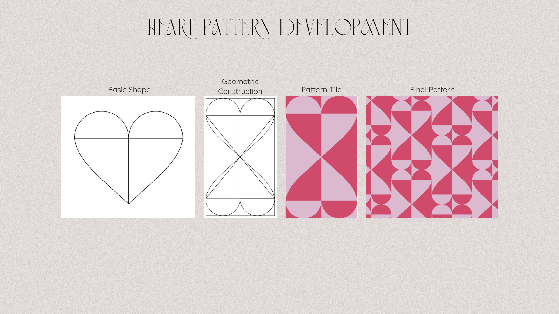 Heart pattern development for Kiss Crisps limited edition snack packaging